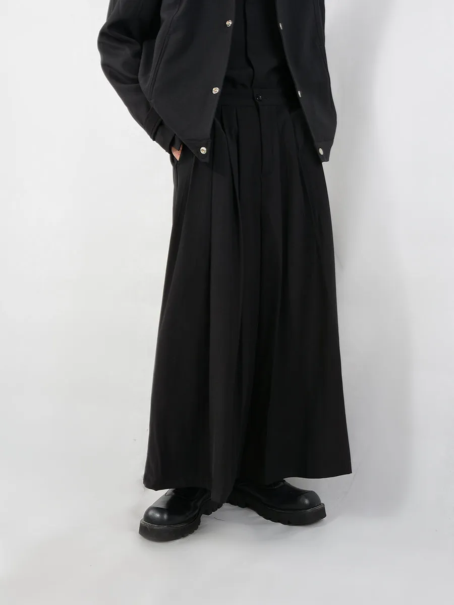 【24s Sep.】Loose Pleated Wide Pants