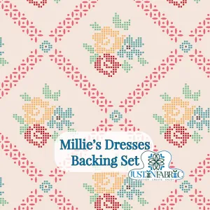 Backing Set - Millie’s Dresses by Lori Holt | Riley Blake Designs