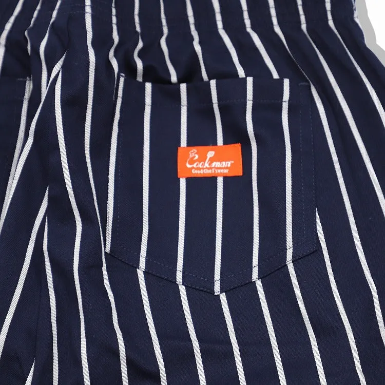 Cookman Waiter's Pants (stretch) - Stripe : Navy