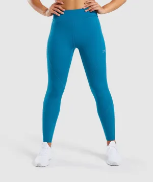 Gymshark Pace Running Leggings - Deep Teal