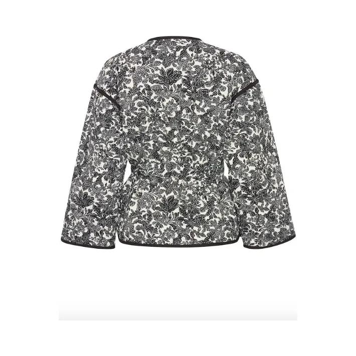 IRFLEUR Floral Jacket Black/White