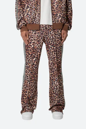 Leopard Track Pants - Leopard Print