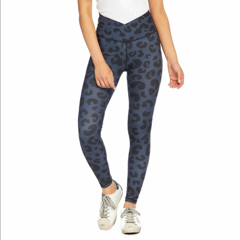 Mudpie Braxton Printed Crossover Leggings