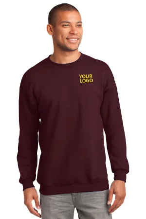 Port & Company Tall Essential Fleece Custom Sweatshirts, Maroon